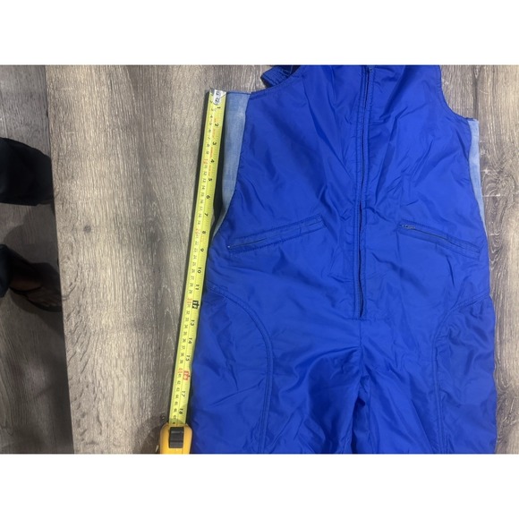 Vintage Miller Ski Bibs Overalls Snow Pants Snowboard Royal Blue Size S - Picture 8 of 11